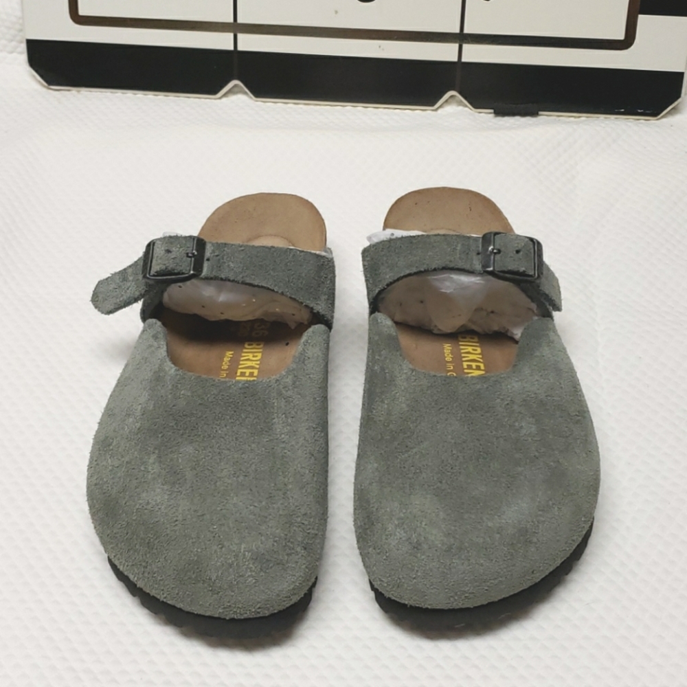 Birkenstock green suede 5-5.5